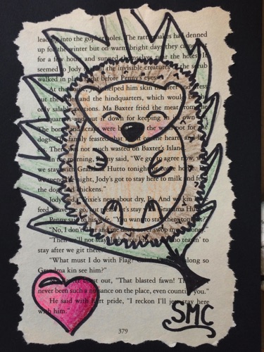 4th Grade
Book-Page Art
